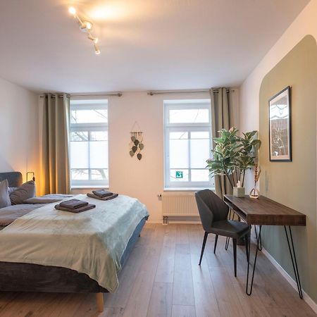 Boho-Suite - Sauna, Netflix, Nespresso, Zentral, Messe Chemnitz Exteriör bild