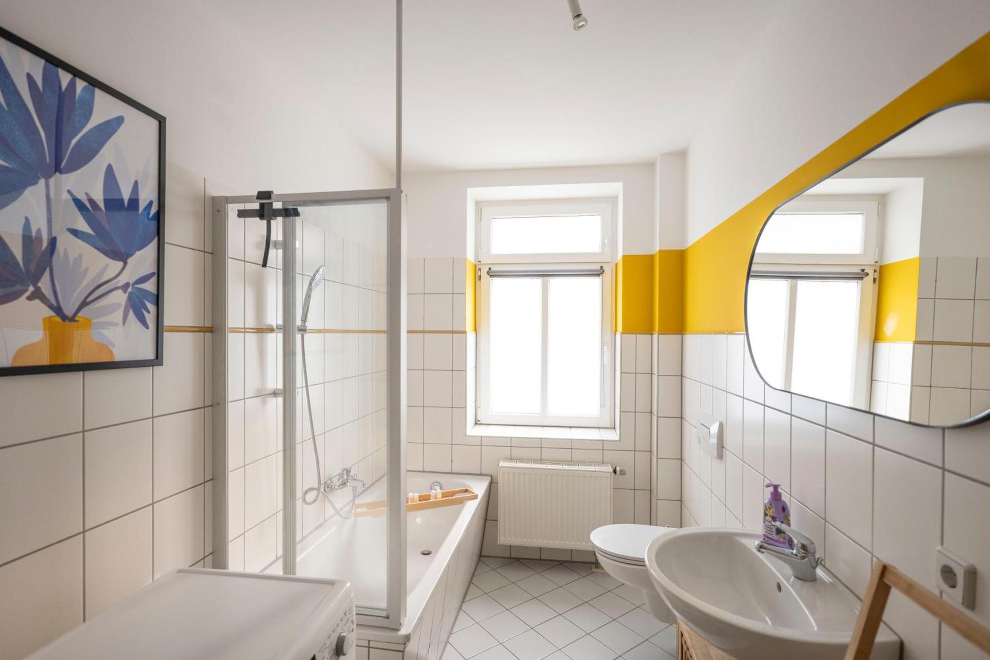 Boho-Suite - Sauna, Netflix, Nespresso, Zentral, Messe Chemnitz Exteriör bild